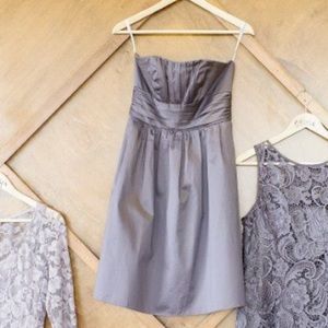 David’s bridal gray dress